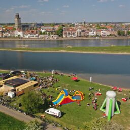 Sportevenement met inflatables